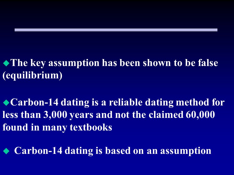 how is carbon dating not accurate