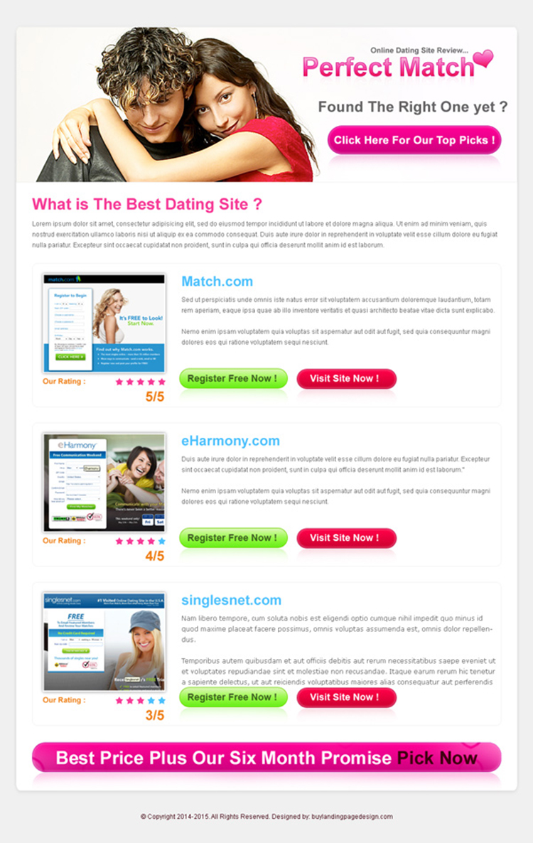 Tagline dating site examples