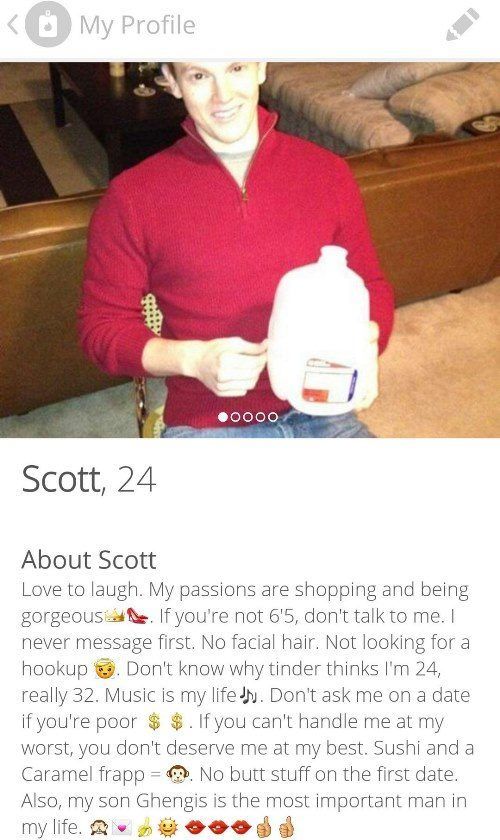 most hilarious online dating profiles